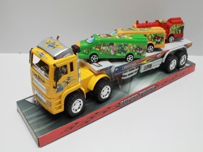 FRICTION TRUCK W/3 PULL BACK TRAIN 3COLOR - HP1040334