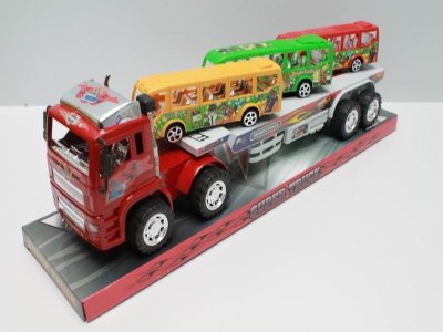 FRICTION TRUCK W/3 PULL BACK BUS 3COLOR - HP1040335