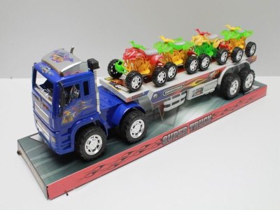 FRICTION TRUCK W/4 FREE WAY BEACH MOTORCYCLE 3COLOR - HP1040339