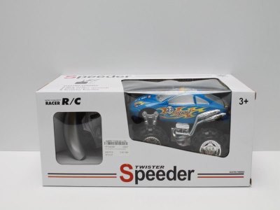 TWO FUNCTION R/C CAR W/LIGHT GRAY/BLUE/RED  - HP1040396