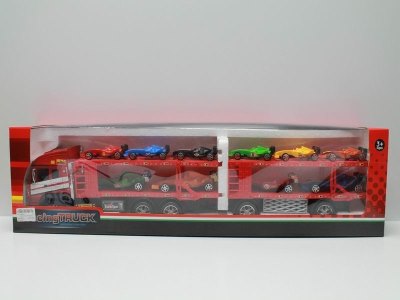 FRICTION TRUCK W/CAR GREEN/YELLOW - HP1040408