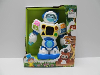 CARTOON ROBOT LEARNING MACHINE WALKING,TALKING,W/LIGHT & MUSIC - HP1040639