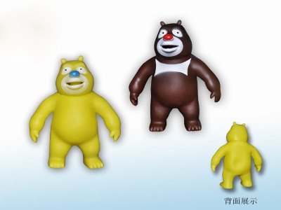VINYL SCREECH BEAR TOYS 2ASST - HP1040843
