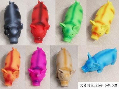 VINYL SCREECH PIG TOYS  8COLOR - HP1040850