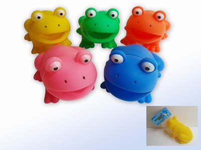 VINYL SCREECH FROG TOYS  5COLOR - HP1040853