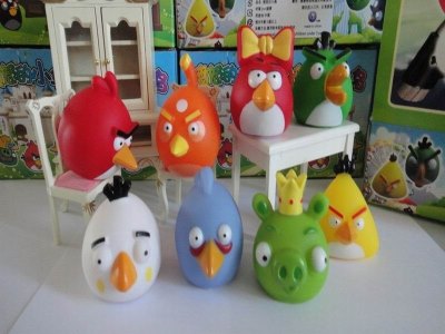 6PCS VINYL TOYS W/SOUND 8ASST - HP1040871