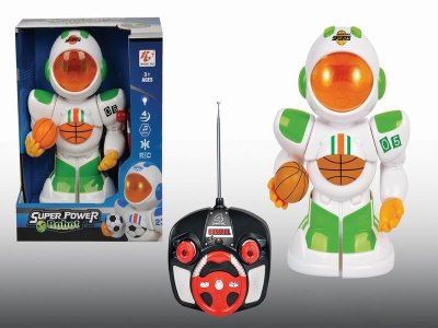 4 CHANNEL RC ROBOT W/AUTOMATIC DEMONSTRATION,SONG SELECTION & LIGHT - HP1041001