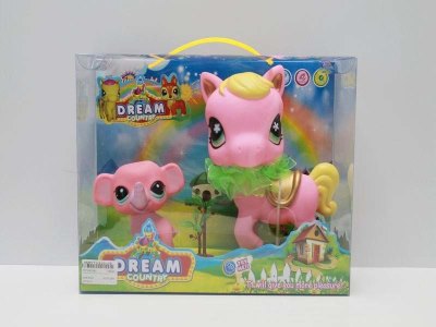 VINYL ANIMAL W/MUSIC & LIGHT & ACCESSORIES INCLUDED BUTTONCELL 2ASST - HP1041040
