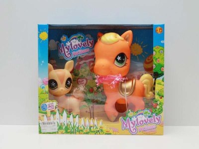 VINYL ANIMAL W/MUSIC & LIGHT & ACCESSORIES INCLUDED BUTTONCELL 2ASST - HP1041042