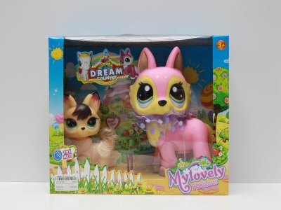 VINYL ANIMAL W/MUSIC & LIGHT & ACCESSORIES INCLUDED BUTTONCELL 2ASST - HP1041047