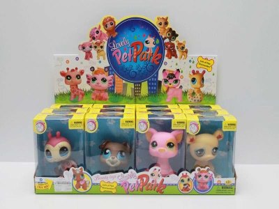 VINYL ANIMAL W/ACCESSORIES 12ASST 12PCS DISPLAY BOX - HP1041057