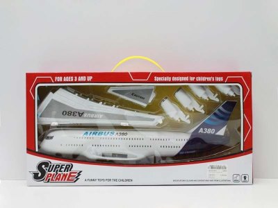 FRICTION PLANE（ASSEMBLE)W/LIGHT & MUSIC INCLUDED BUTTONCELL - HP1041059