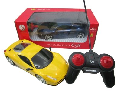 1：18 4 FUNCTION R/C CAR  RED/YELLOW/GREY - HP1041188