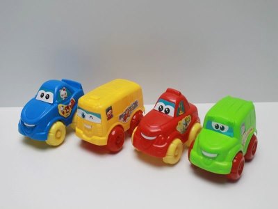 4PCS PULL BACK CAR 4ASST & 4COLOR - HP1041252