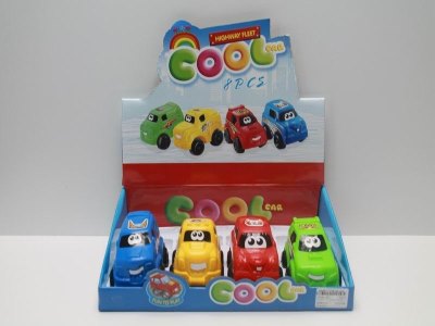 PULL LINE CAR 4COLOR & 4ASST 8PCS DISPLAY BOX - HP1041253