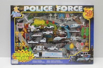 FREE WAY POLICE FORCE SET (DIE CAST METAL) - HP1041300