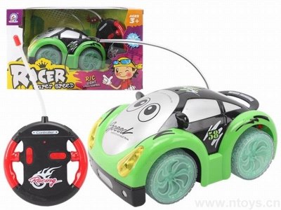 4CHANNEL R/C CAR W/8 LIGHT&MUSIC,RED/GREEN,NOT INCLUDE BATTERY - HP1041525