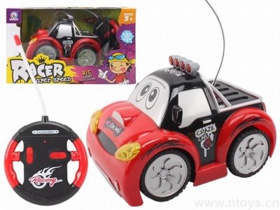 4CHANNEL R/C CAR W/4 LIGHT,BLUE/RED,NOT INCLUDE BATTERY - HP1041526
