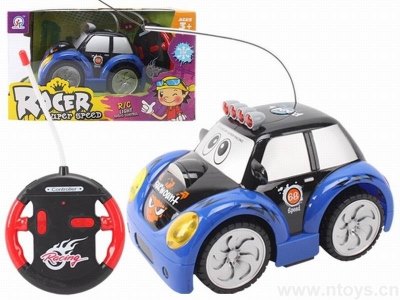 4CHANNEL R/C CAR W/4 LIGHT,BLUE/RED,NOT INCLUDE BATTERY - HP1041529