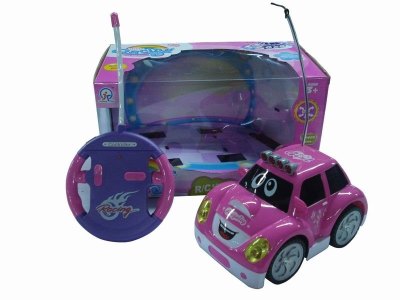 4CHANNEL R/C CAR W/4 LIGHT,PURPLE/PINK,NOT INCLUDE BATTERY - HP1041540