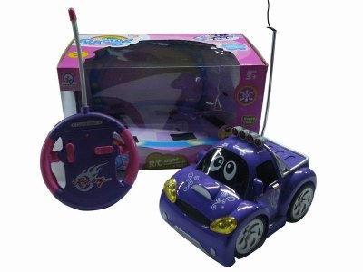 4CHANNEL R/C CAR W/4 LIGHT,PURPLE/PINK,NOT INCLUDE BATTERY - HP1041543