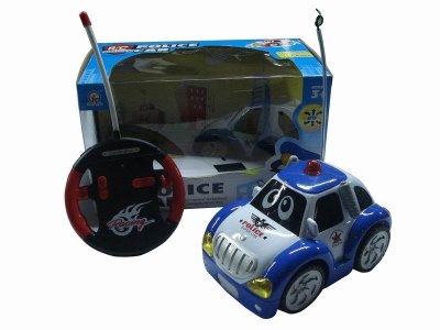 4CHANNEL R/C CAR W/4 LIGHT,RED/BLUE,NOT INCLUDE BATTERY - HP1041551