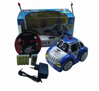 4CHANNEL R/C CAR W/4 LIGHT,RED/BLUE,INCLUDE BATTERY - HP1041555