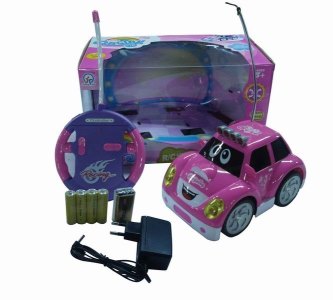4CHANNEL R/C CAR W/4 LIGHT,PURPLE/PINK,INCLUDE BATTERY - HP1041560