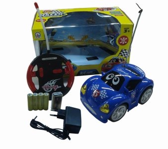 4CHANNEL R/C CAR W/4 LIGHT,RED/BLUE,INCLUDE BATTERY - HP1041570