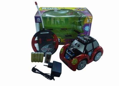 4CHANNEL R/C CAR W/4 LIGHT,BLUE/RED,INCLUDE BATTERY - HP1041573
