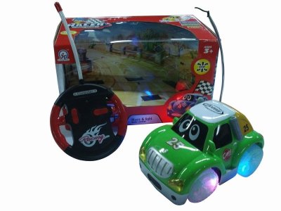 4CHANNEL R/C CAR W/8 LIGHT&MUSIC,RED/GREEN,NOT INCLUDE BATTERY - HP1041597