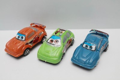 3PCS PULL BACK CAR 3COLOR 3ASST - HP1041609