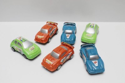 6PCS PULL BACK CAR 3COLOR 3ASST - HP1041626