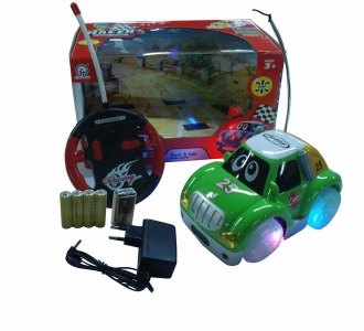 4CHANNEL R/C CAR W/8 LIGHT&MUSIC,RED/GREEN,INCLUDE BATTERY - HP1041643