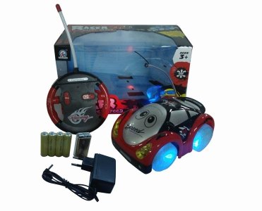4CHANNEL R/C CAR W/8 LIGHT&MUSIC,RED/GREEN,INCLUDE BATTERY - HP1041648
