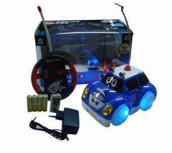 4CHANNEL R/C CAR W/8 LIGHT&MUSIC,RED/BLUE,INCLUDE BATTERY - HP1041657