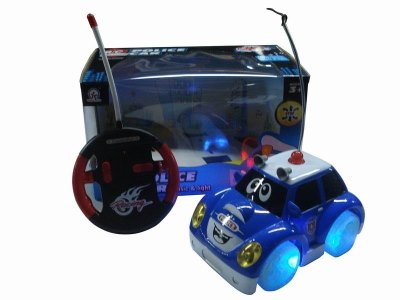 4CHANNEL R/C CAR W/8 LIGHT&MUSIC,BLUE/RED,NOT INCLUDE BATTERY - HP1041660