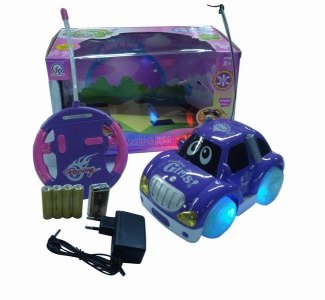 4CHANNEL R/C CAR W/8 LIGHT&MUSIC,PINK/PURPLE,INCLUDE BATTERY - HP1041688