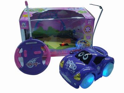 4CHANNEL R/C CAR W/8 LIGHT&MUSIC,PINK/PURPLE,NOT INCLUDE BATTERY - HP1041691