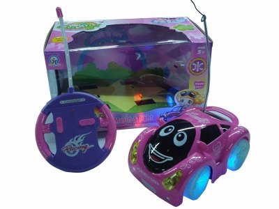 4CHANNEL R/C CAR W/8 LIGHT&MUSIC,PINK/PURPLE,NOT INCLUDE BATTERY - HP1041694