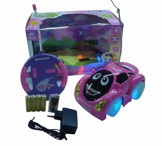 4CHANNEL R/C CAR W/8 LIGHT&MUSIC,PINK/PURPLE,INCLUDE BATTERY - HP1041703