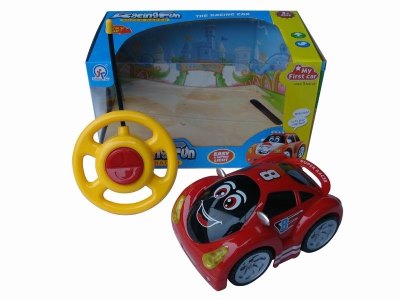 2CHANNEL R/C CAR W/4 LIGHT,BLUE/RED,NOT INCLUDE BATTERY - HP1041758