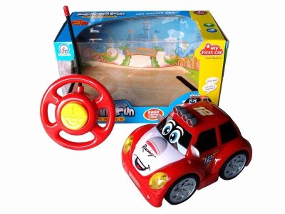 2CHANNEL R/C CAR W/4 LIGHT,BLUE/RED,NOT INCLUDE BATTERY - HP1041761