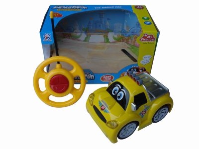 2CHANNEL R/C CAR W/4 LIGHT,YELLOW/RED,NOT INCLUDE BATTERY - HP1041762