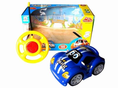 2CHANNEL R/C CAR W/4 LIGHT,BLUE/RED,NOT INCLUDE BATTERY - HP1041764