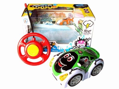 2CHANNEL R/C CAR W/4 LIGHT,GREEN/RED,NOT INCLUDE BATTERY - HP1041796