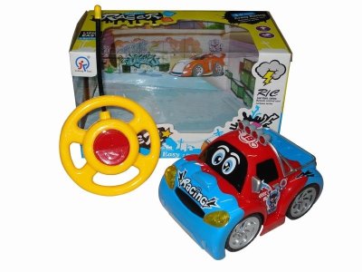 2CHANNEL R/C CAR W/4 LIGHT,BLUE/RED,NOT INCLUDE BATTERY - HP1041822