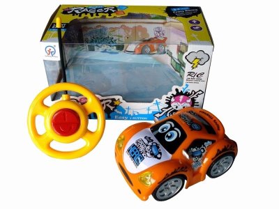 2CHANNEL R/C CAR W/4 LIGHT,BLUE/ORANGE,NOT INCLUDE BATTERY - HP1041824