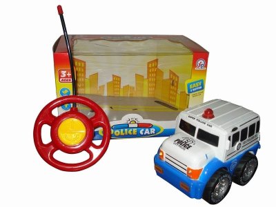 2FUNCTION R/C POLICE WAGON W/2 LIGHT ，BLUE/GREY，NOT INCLUDE BATTERY - HP1041851
