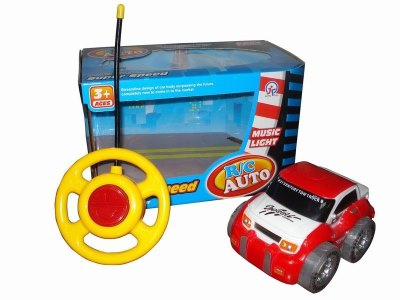 2FUNCTION R/C TRUCK W/6LIGHT&MUSIC ，BLUE/RED，NOT INCLUDE BATTERY - HP1041862